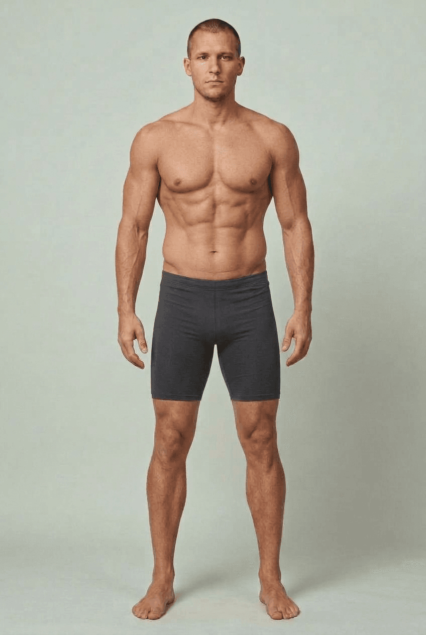 After Cycle: Athletic, Average body fat