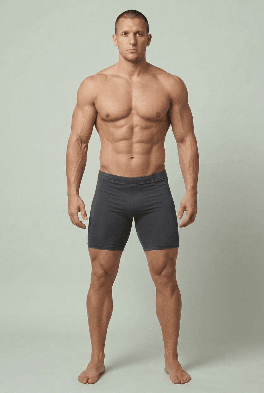 After Cycle: Well-Built, Average body fat