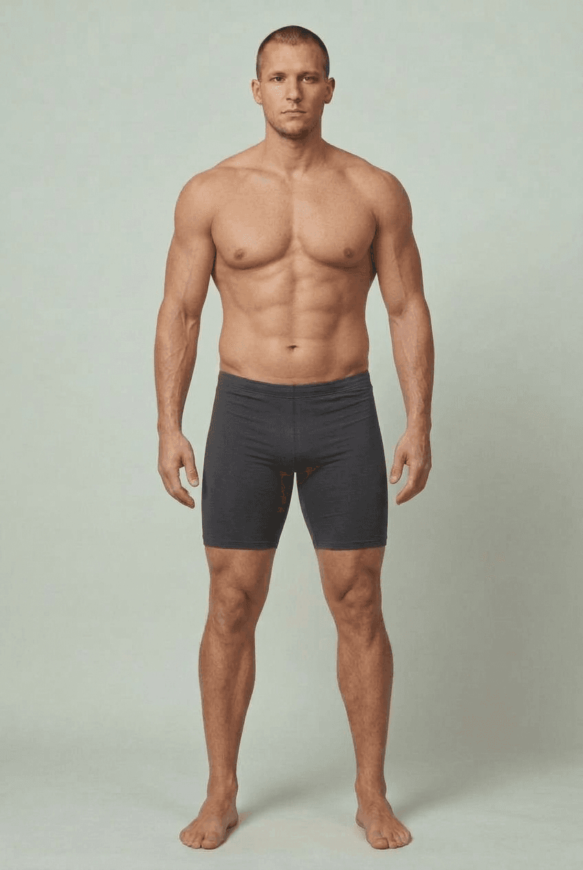 After Cycle: Athletic, Above Average body fat