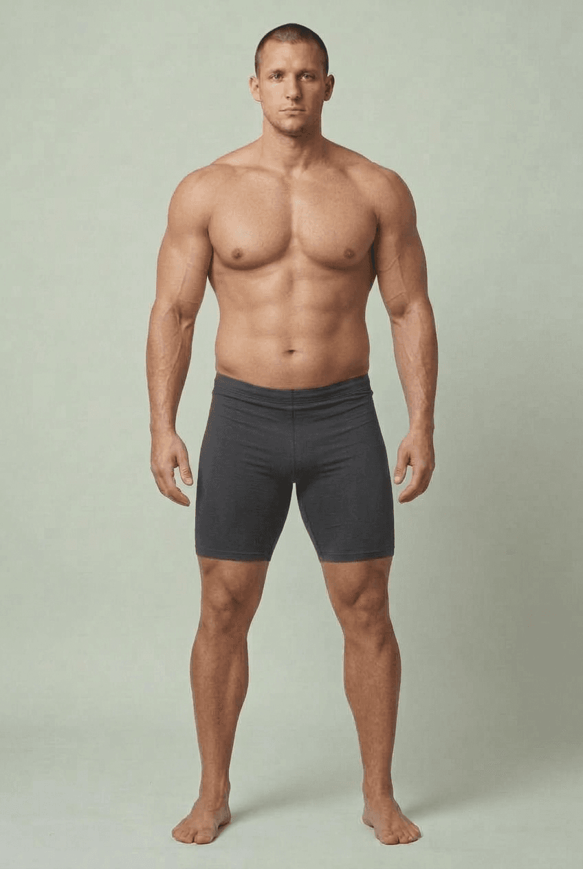 After Cycle: Very Muscular, Above Average body fat