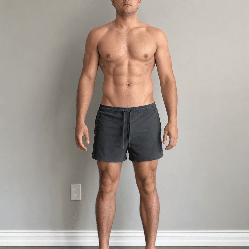 After Cycle: Fit, Very Lean body fat