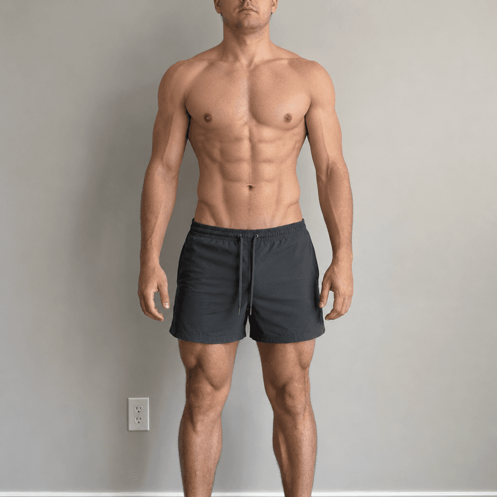 After Cycle: Fit, Very Lean body fat