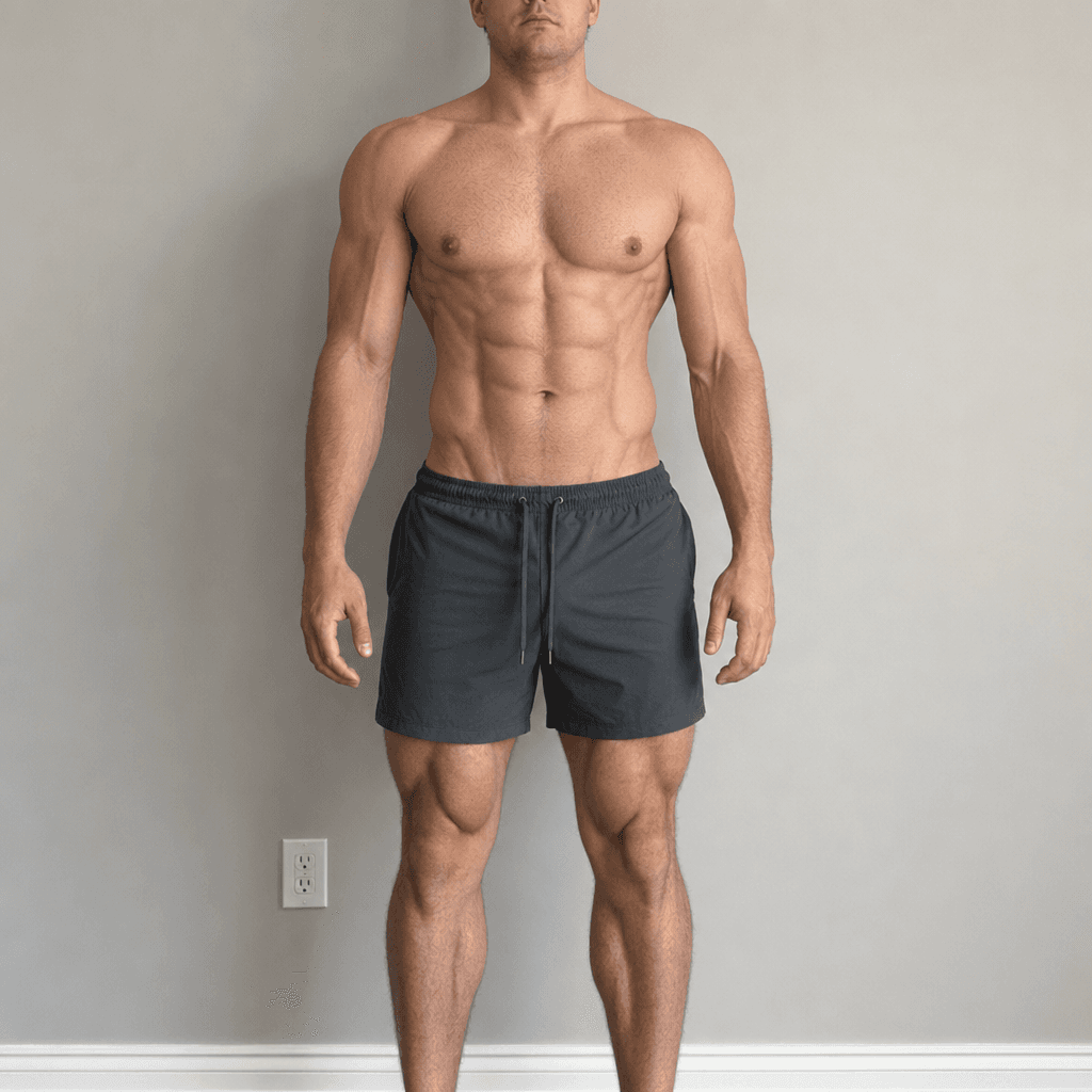 After Cycle: Well-Built, Very Lean body fat