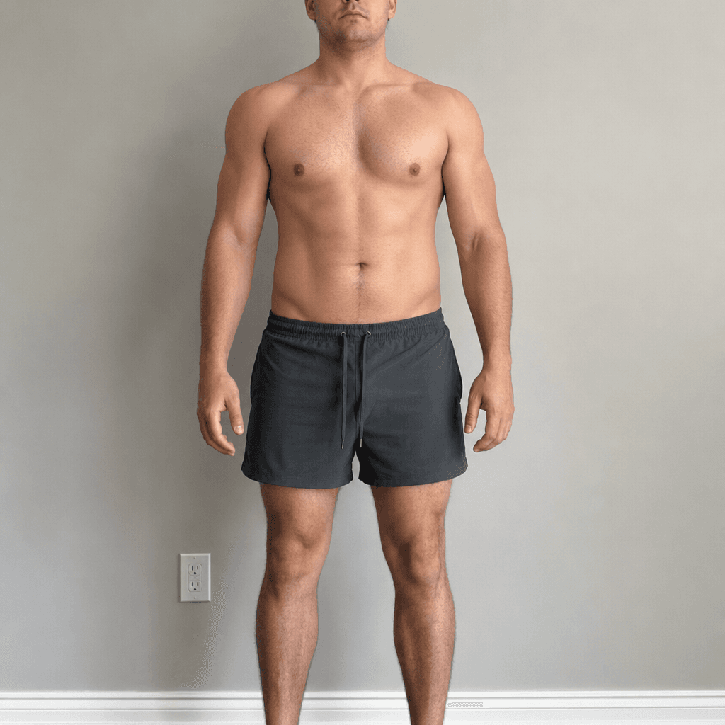 After Cycle: Muscular, Lean body fat