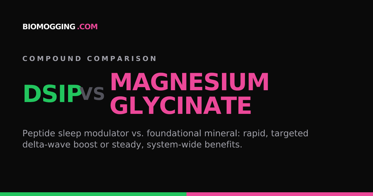 dsip for pct vs Magnesium Glycinate: Peptide Sleep Modulator or Mineral Foundation? bpc-157 spray vs injection Size:1000 mcg/ml - 30 ml (Pack of 4) peptide_consent